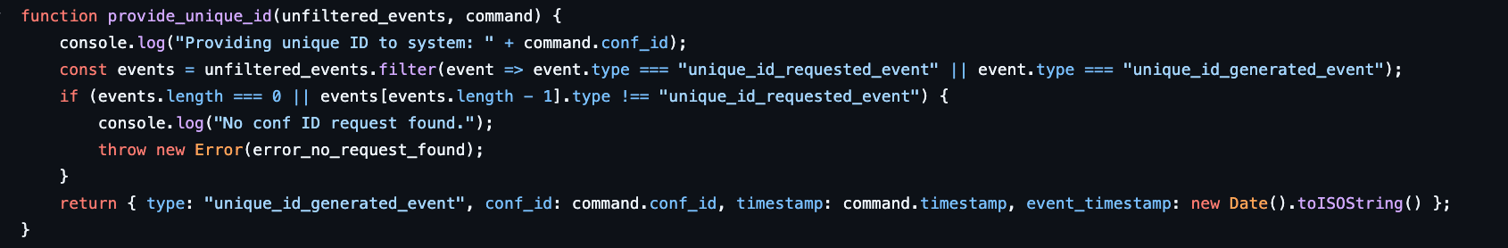 Command Handler Example