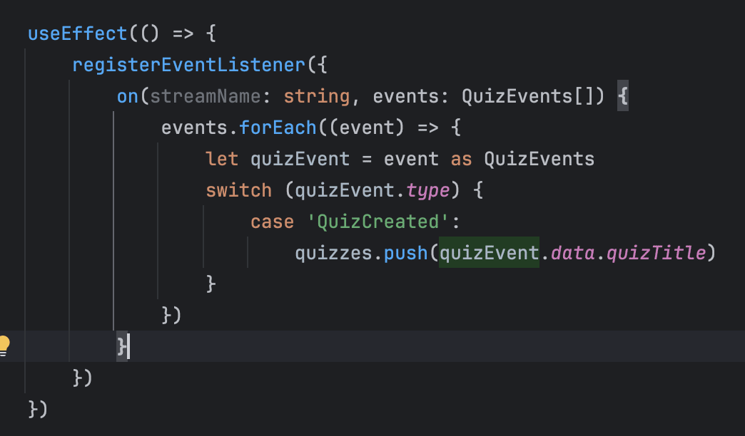 Projection Implementation